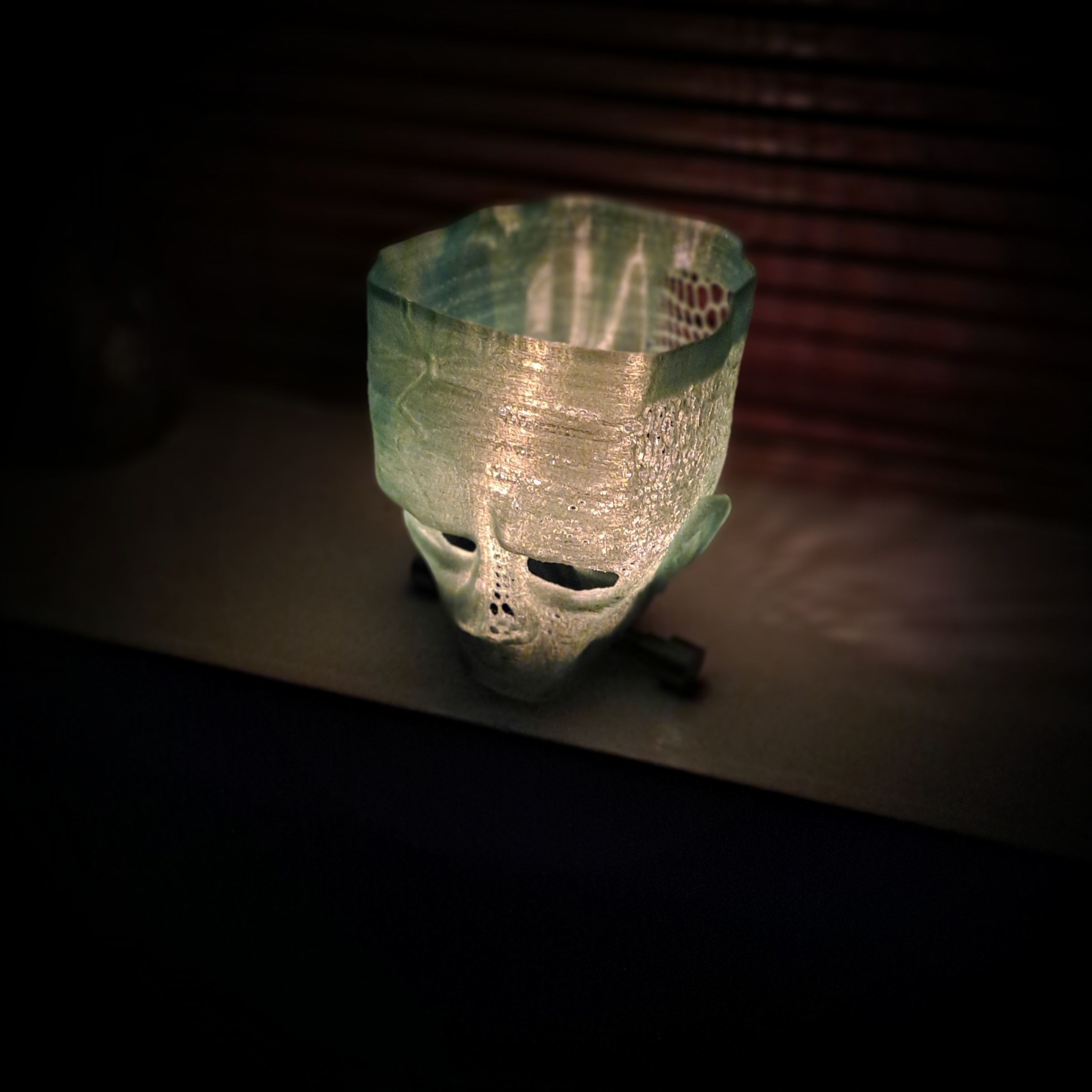 Halloween Frankestein Lantern 3D print model_2