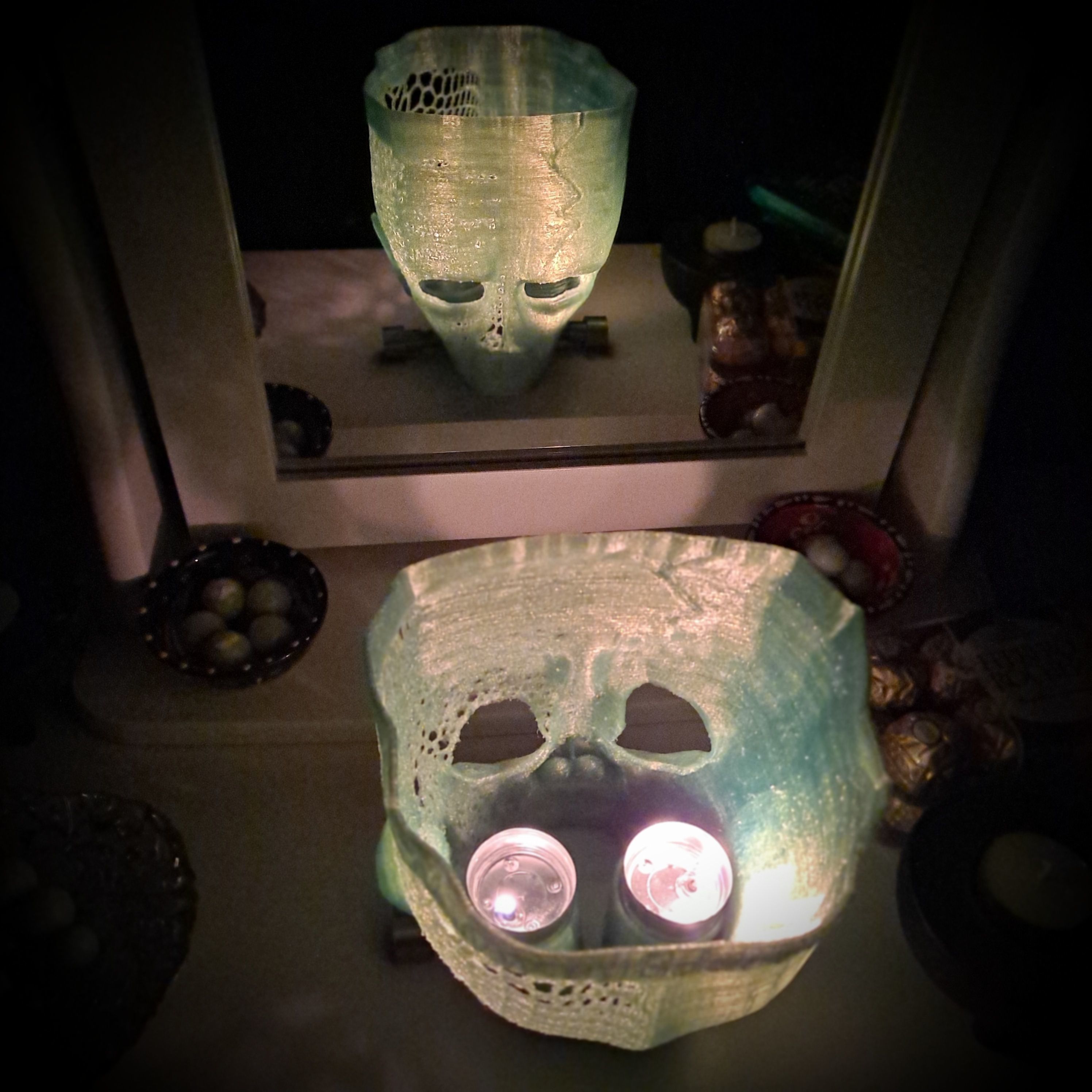 Halloween Frankestein Lantern 3D print model_4