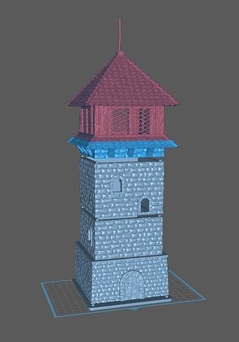 Medieval Watchtower 3D print model