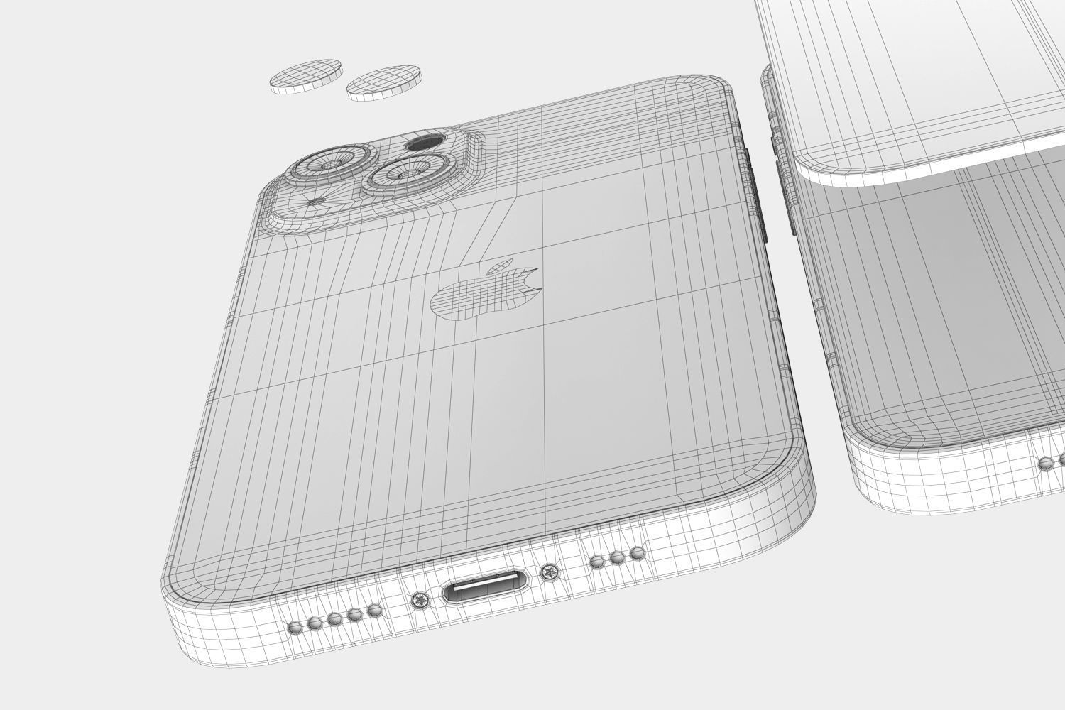 Apple iPhone 13 All colors 3D model_30