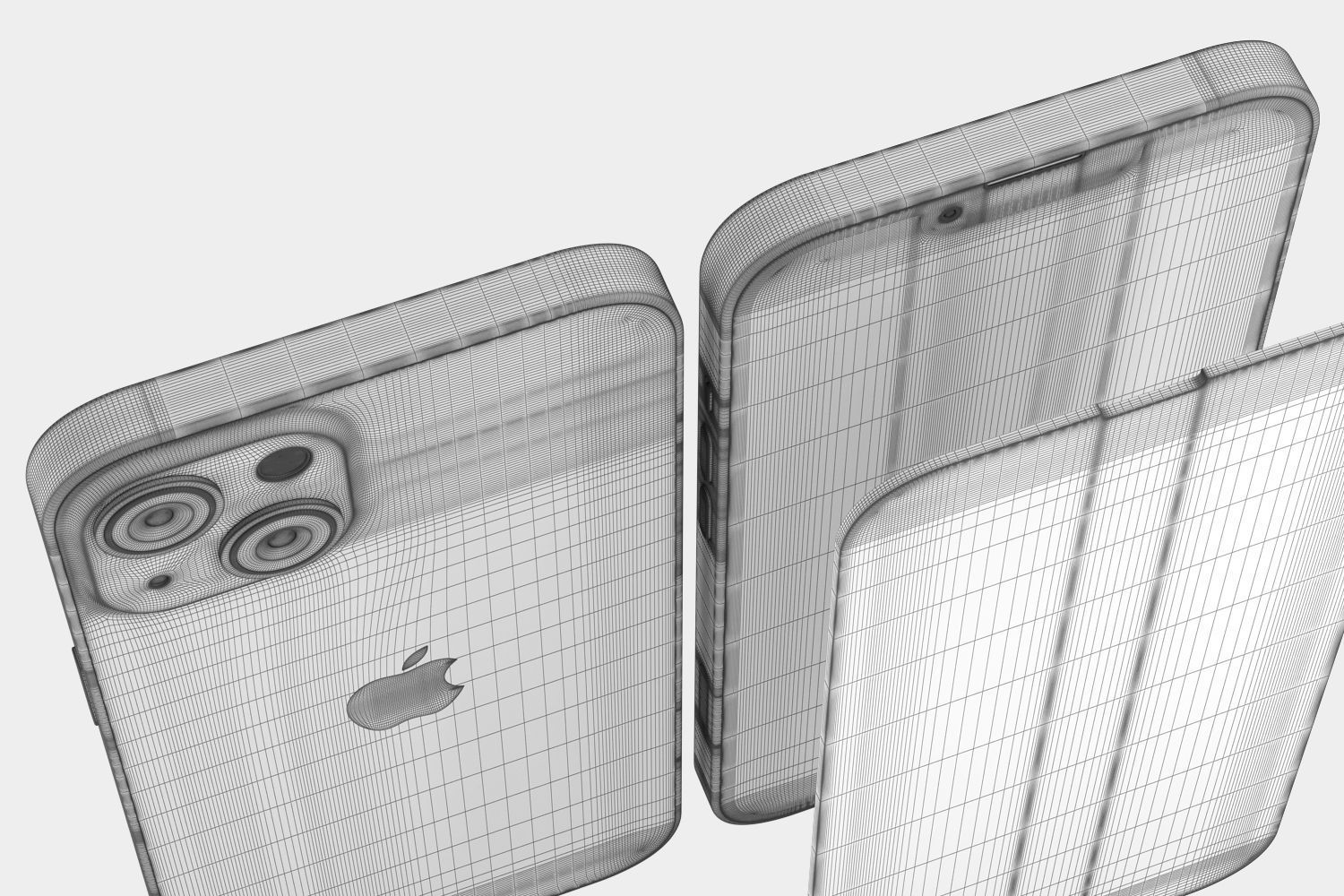 Apple iPhone 13 All colors 3D model_29