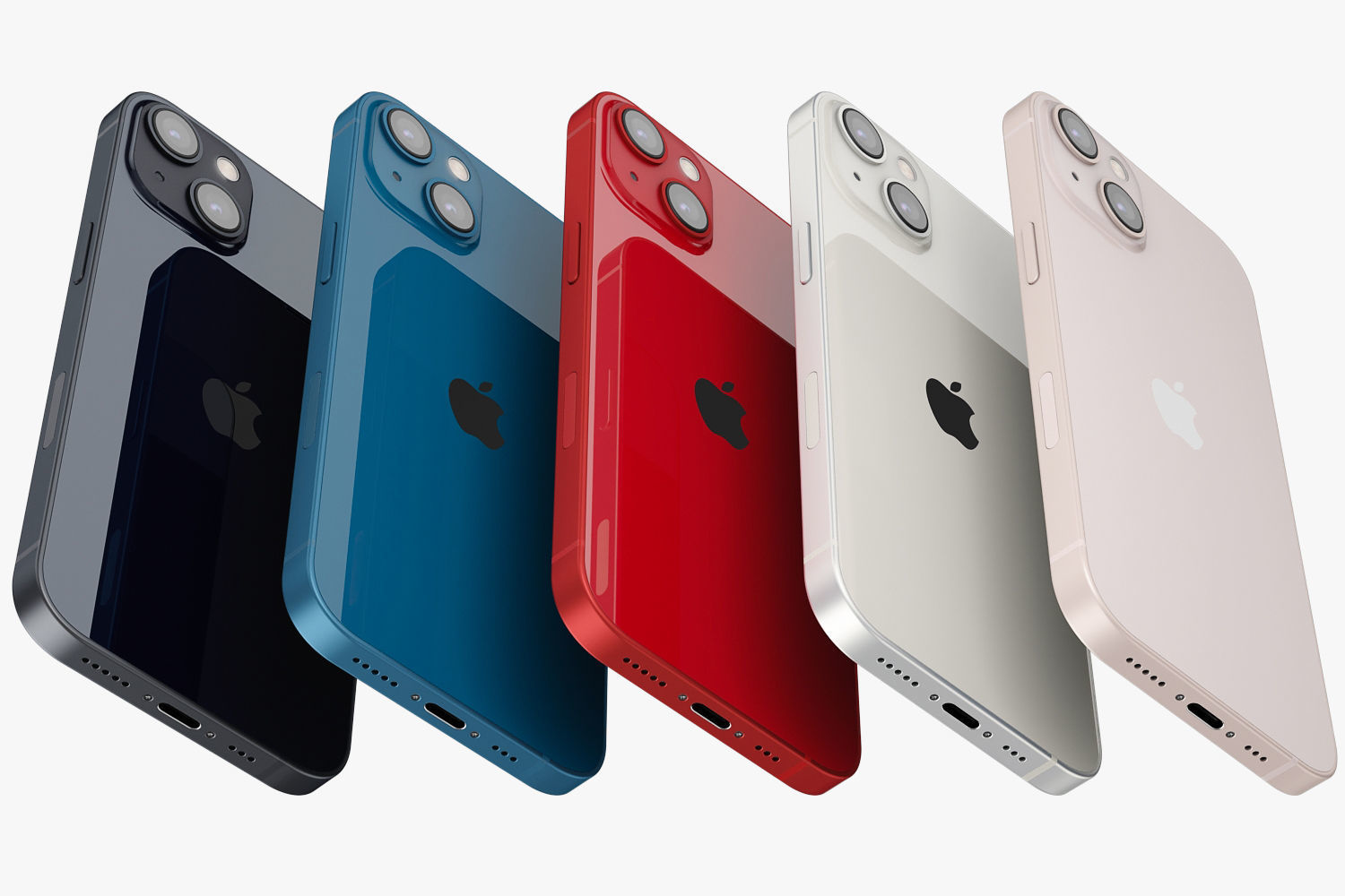 Apple iPhone 13 All colors 3D model_3