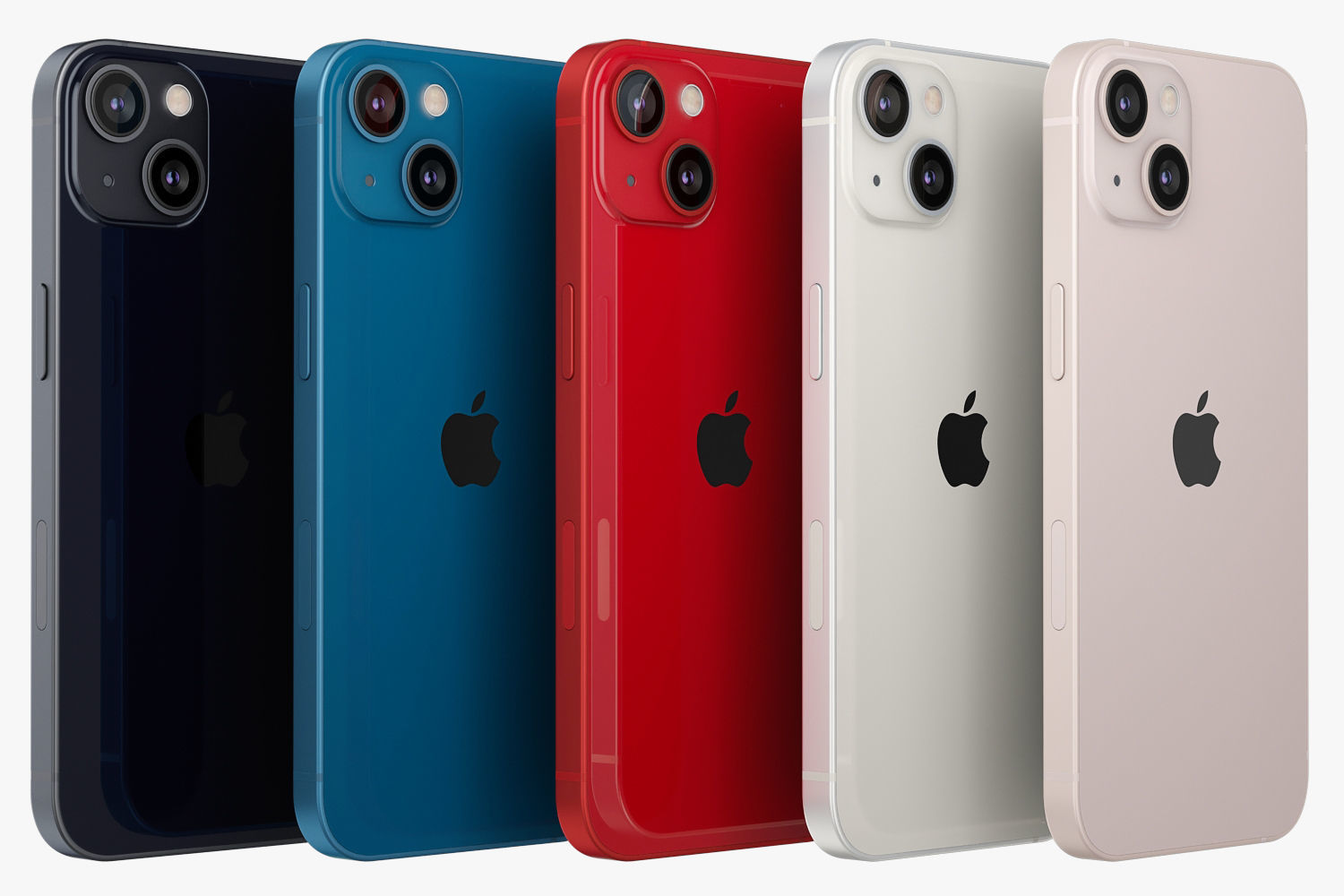 Apple iPhone 13 All colors 3D model_2