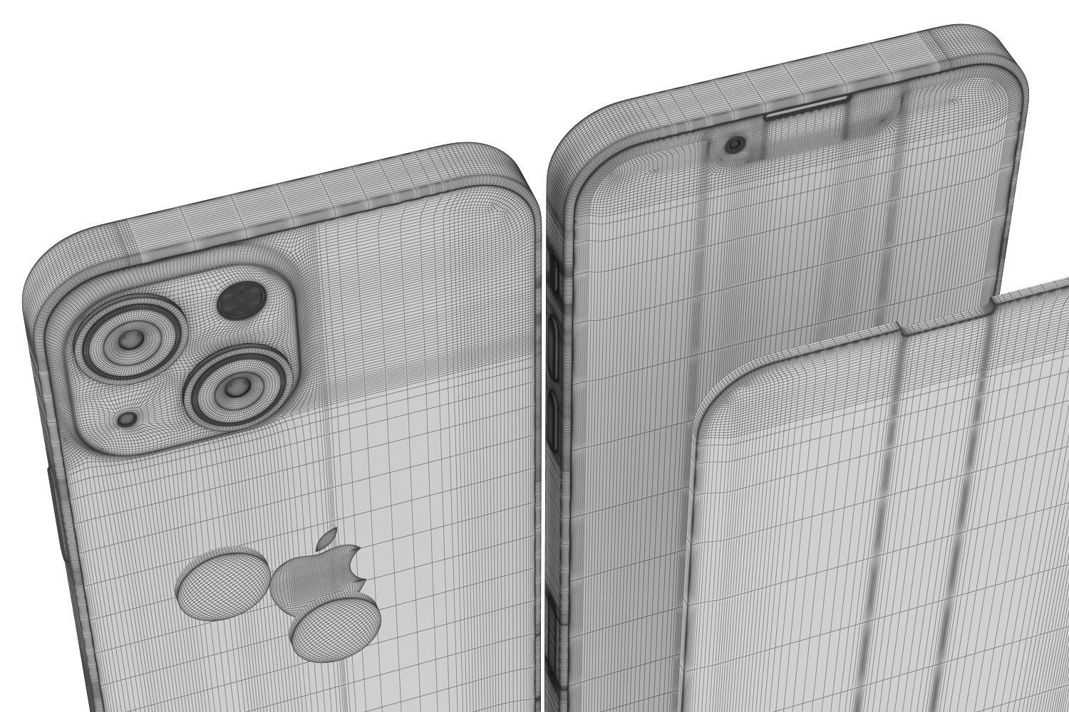 Apple iPhone 13 mini All colors 3D model_29