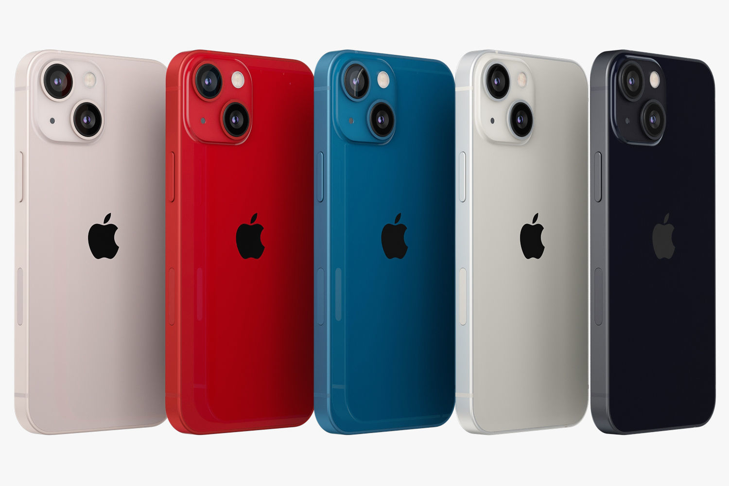 Apple iPhone 13 mini All colors 3D model_5