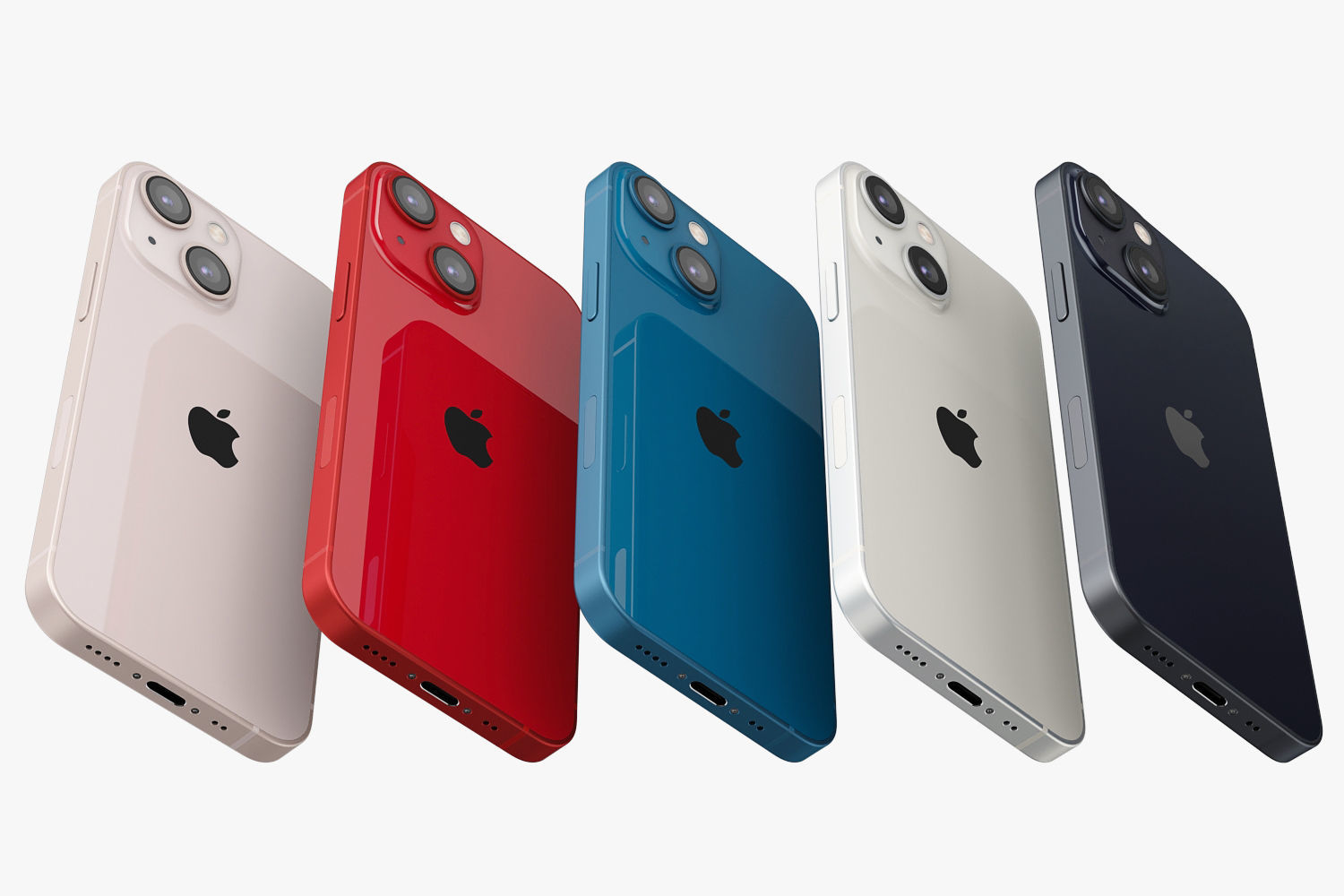 Apple iPhone 13 mini All colors 3D model_6