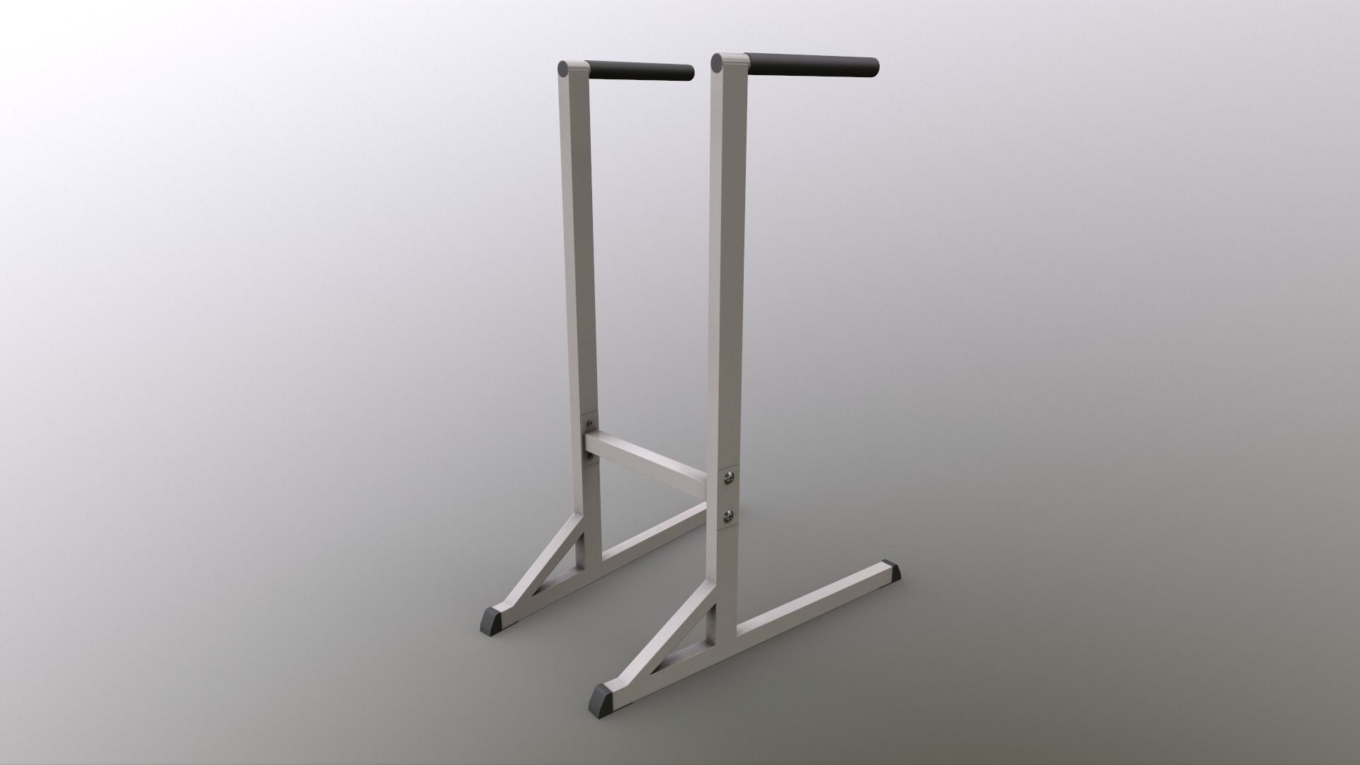 PBR Dipping Stand Dip Bar Low-poly 3D model_3