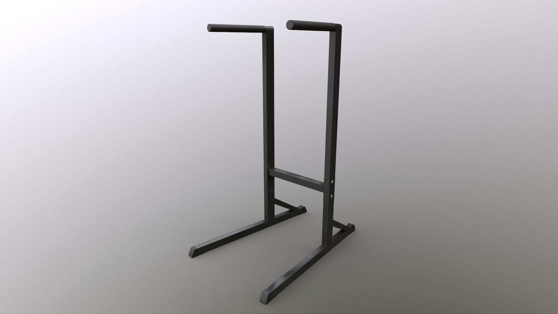 PBR Dipping Stand Dip Bar Low-poly 3D model_12