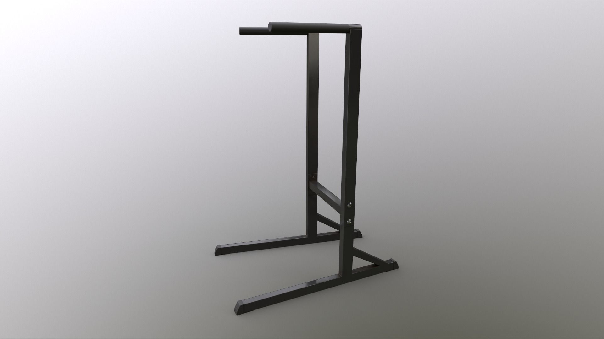 PBR Dipping Stand Dip Bar Low-poly 3D model_10