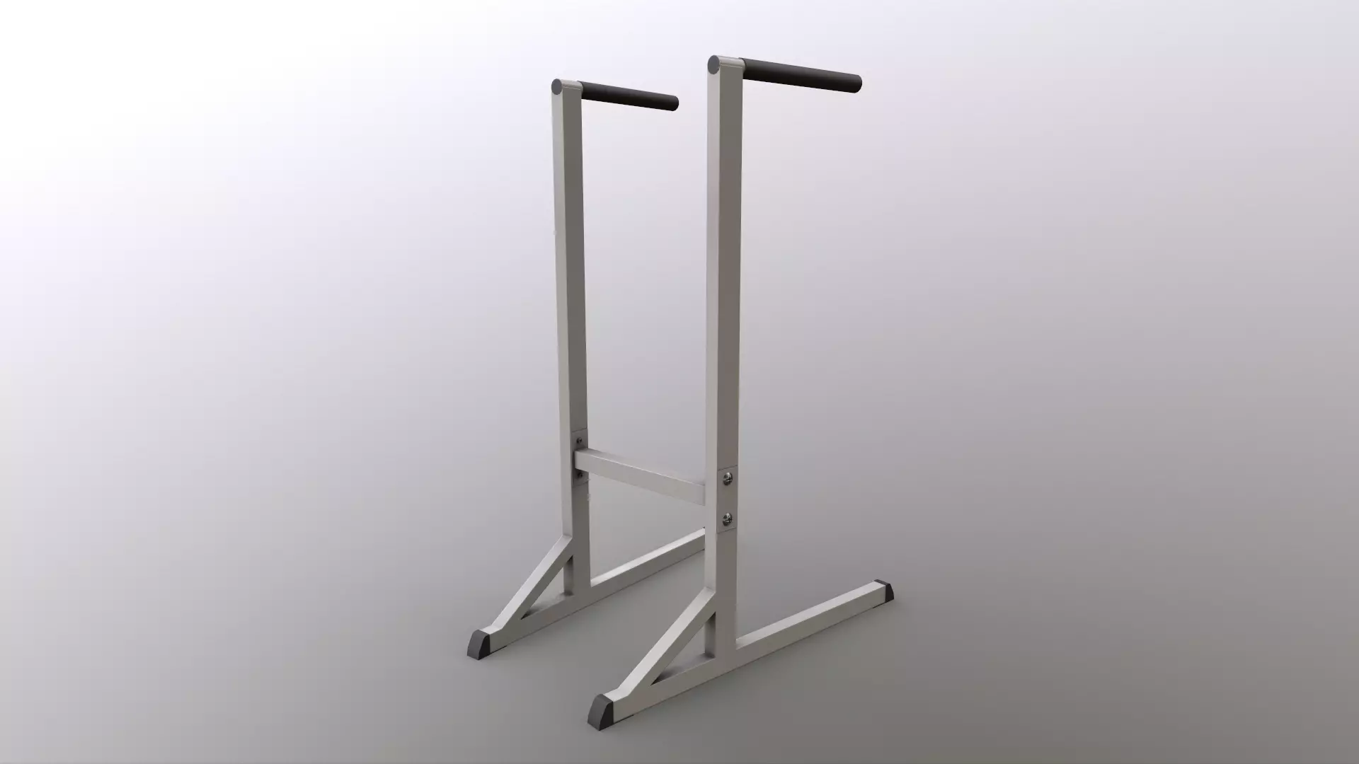 PBR Dipping Stand Dip Bar Low-poly 3D model_0