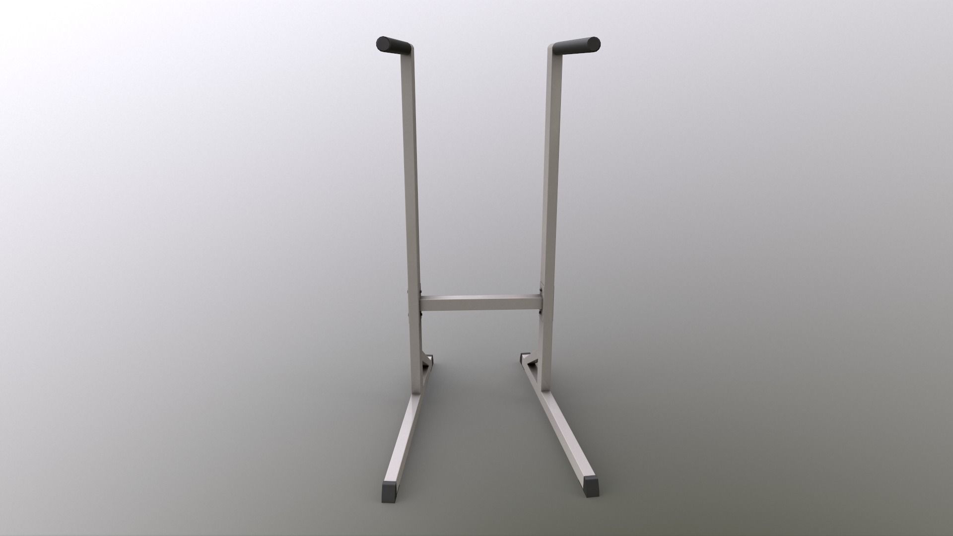 PBR Dipping Stand Dip Bar Low-poly 3D model_15