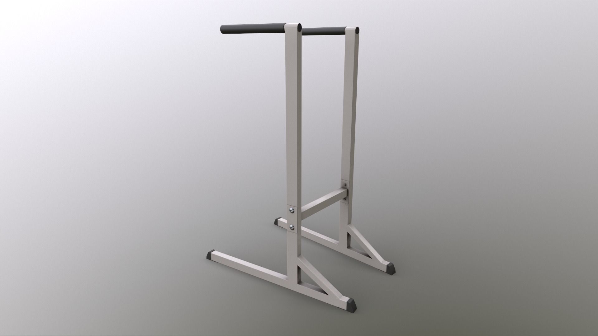 PBR Dipping Stand Dip Bar Low-poly 3D model_7