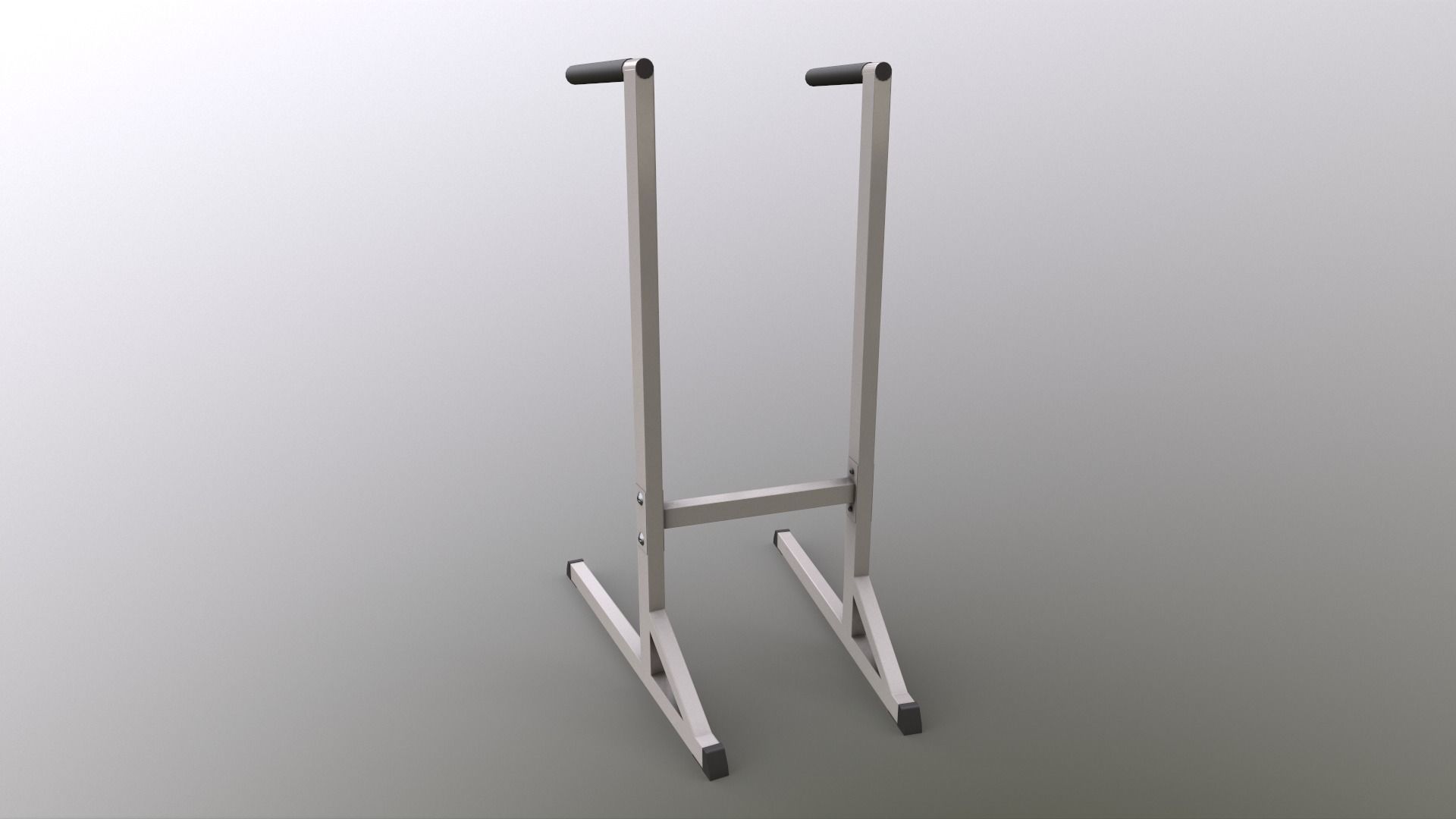 PBR Dipping Stand Dip Bar Low-poly 3D model_5