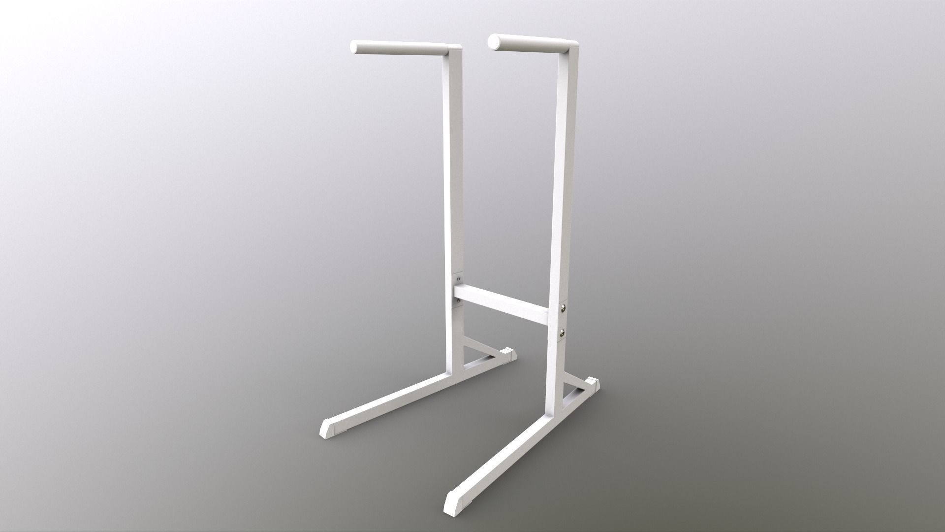 PBR Dipping Stand Dip Bar Low-poly 3D model_20