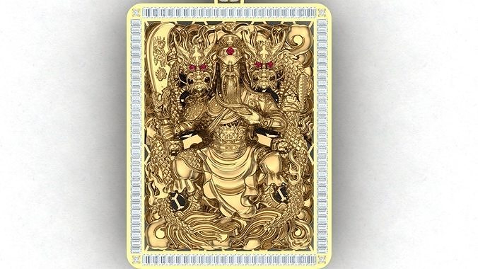 Guan Yu Pendants 3D print model