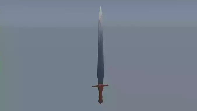 Lowpoly Sword For Animation 
