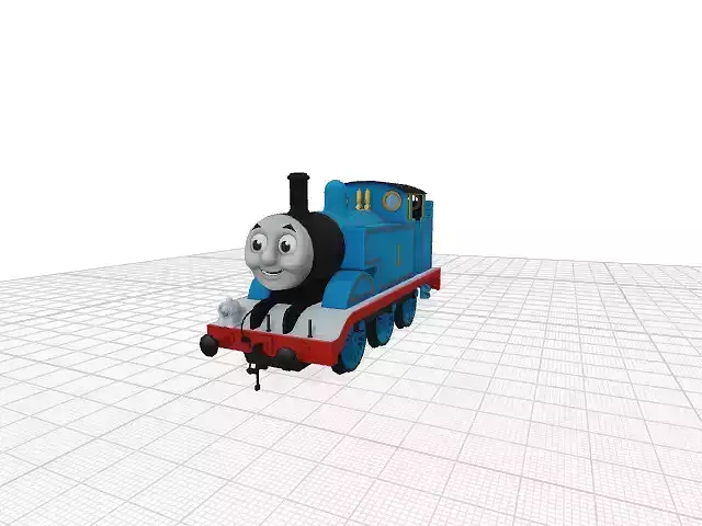 Thomas The Tank Engine Free low-poly 3D model