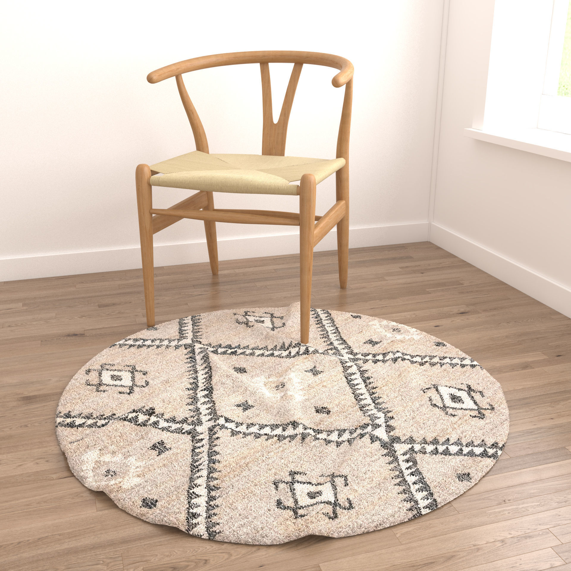 Rugs No 362 Low-poly 3D model_4