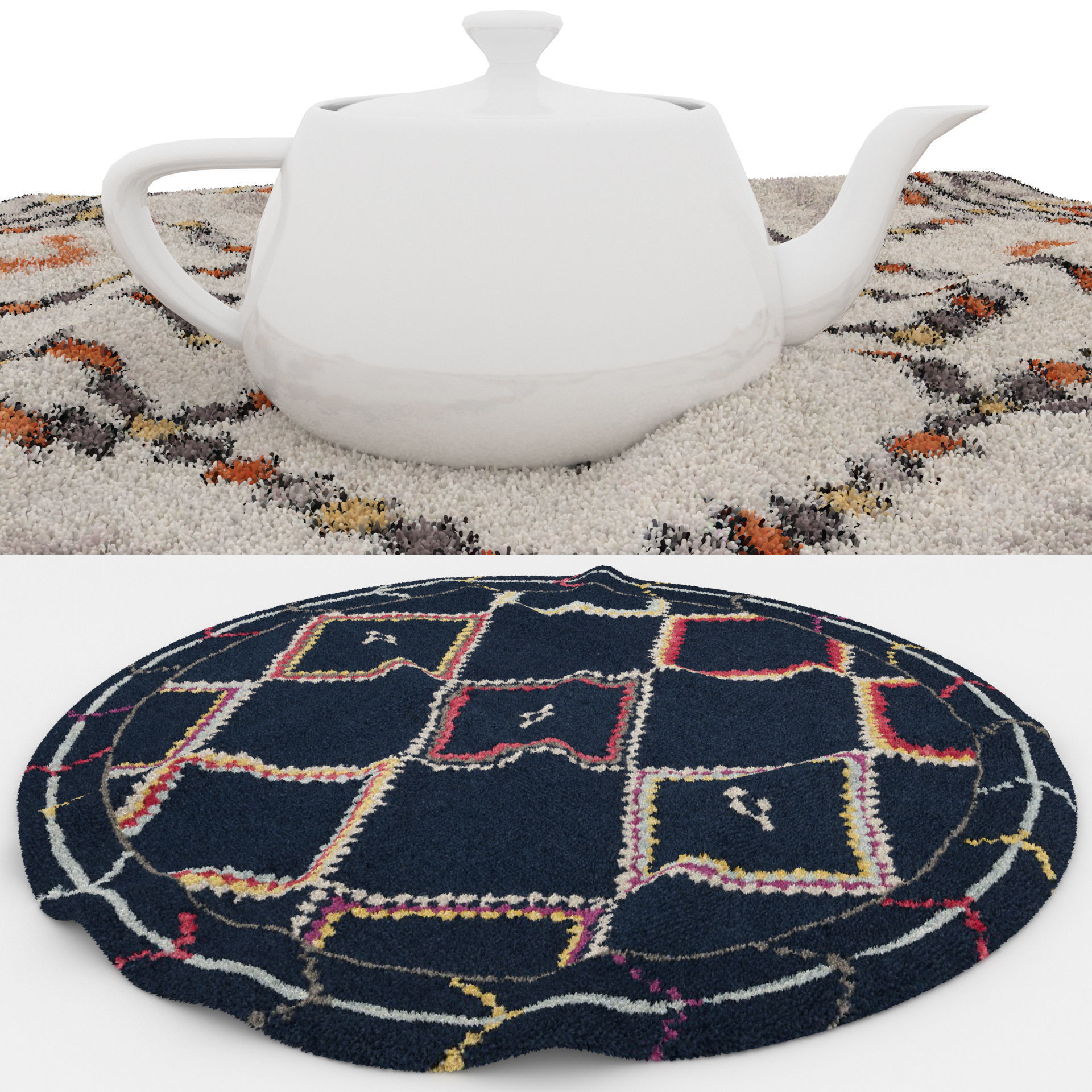 Rugs No 362 Low-poly 3D model_1