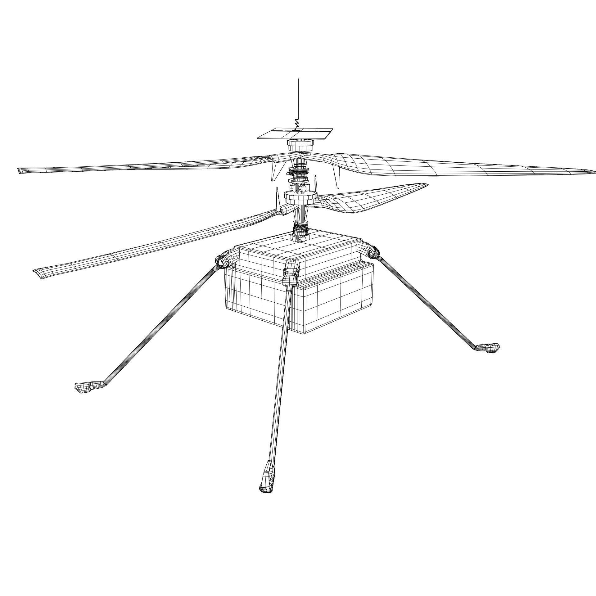 Ingenuity Helicopter 3D model_10