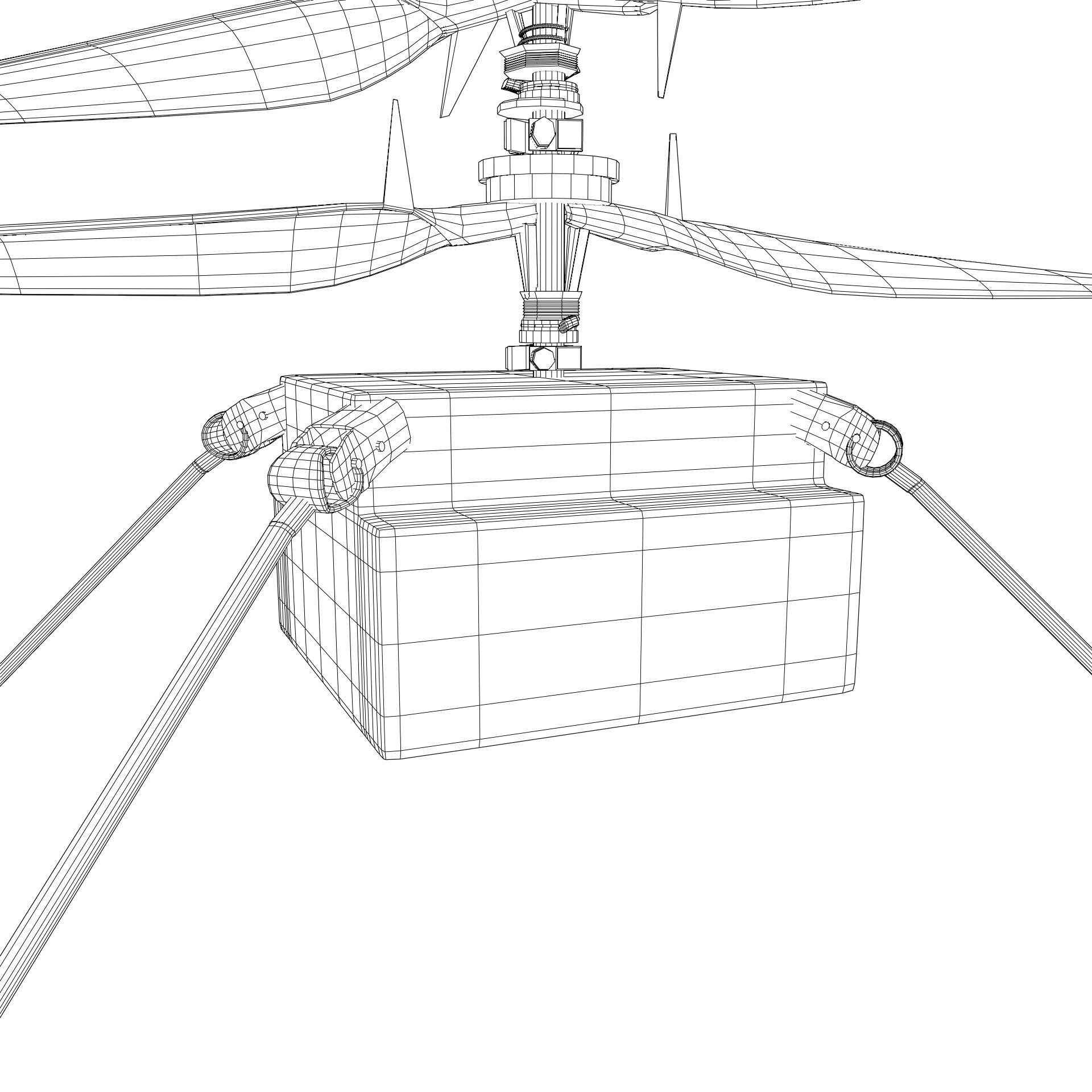Ingenuity Helicopter 3D model_12