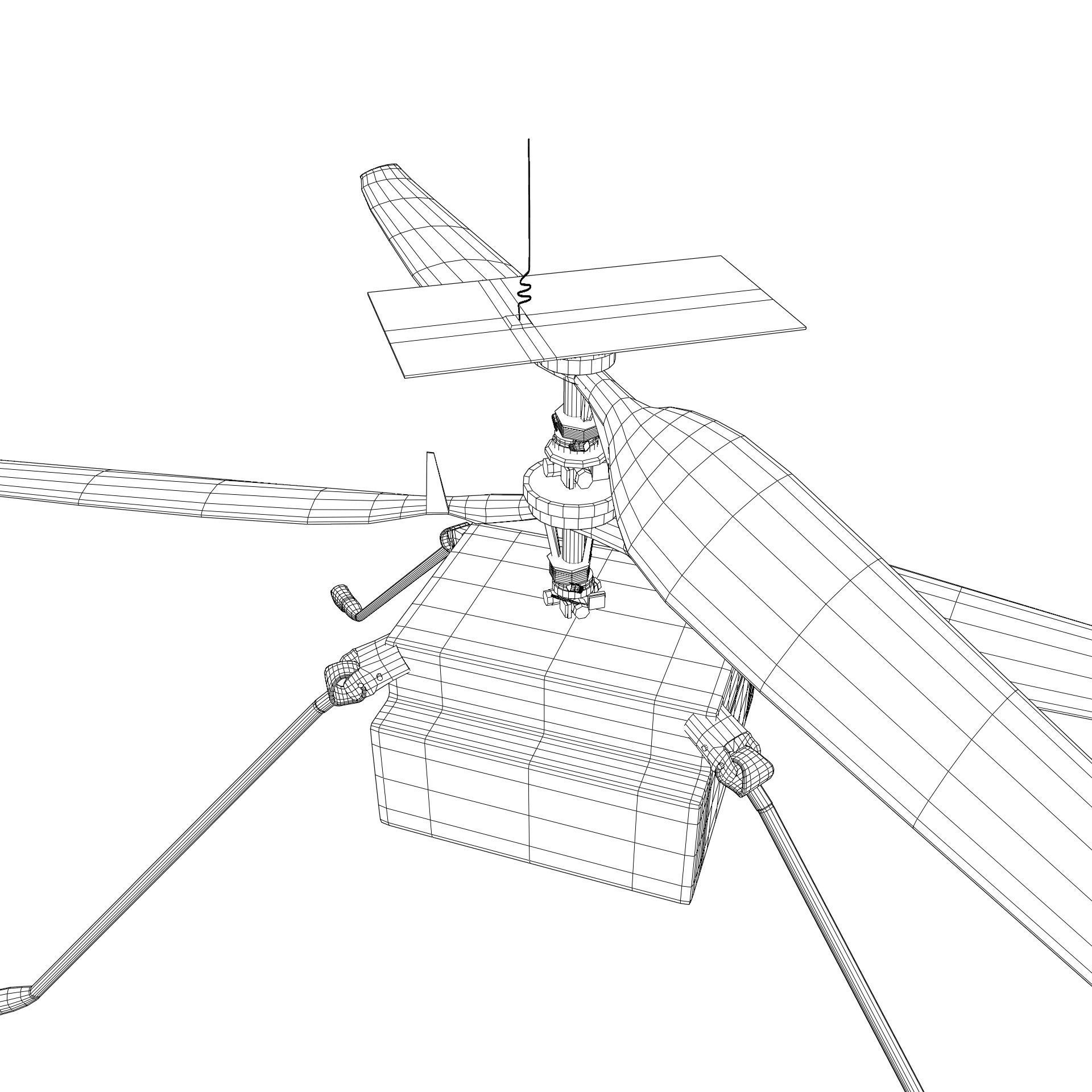 Ingenuity Helicopter 3D model_7