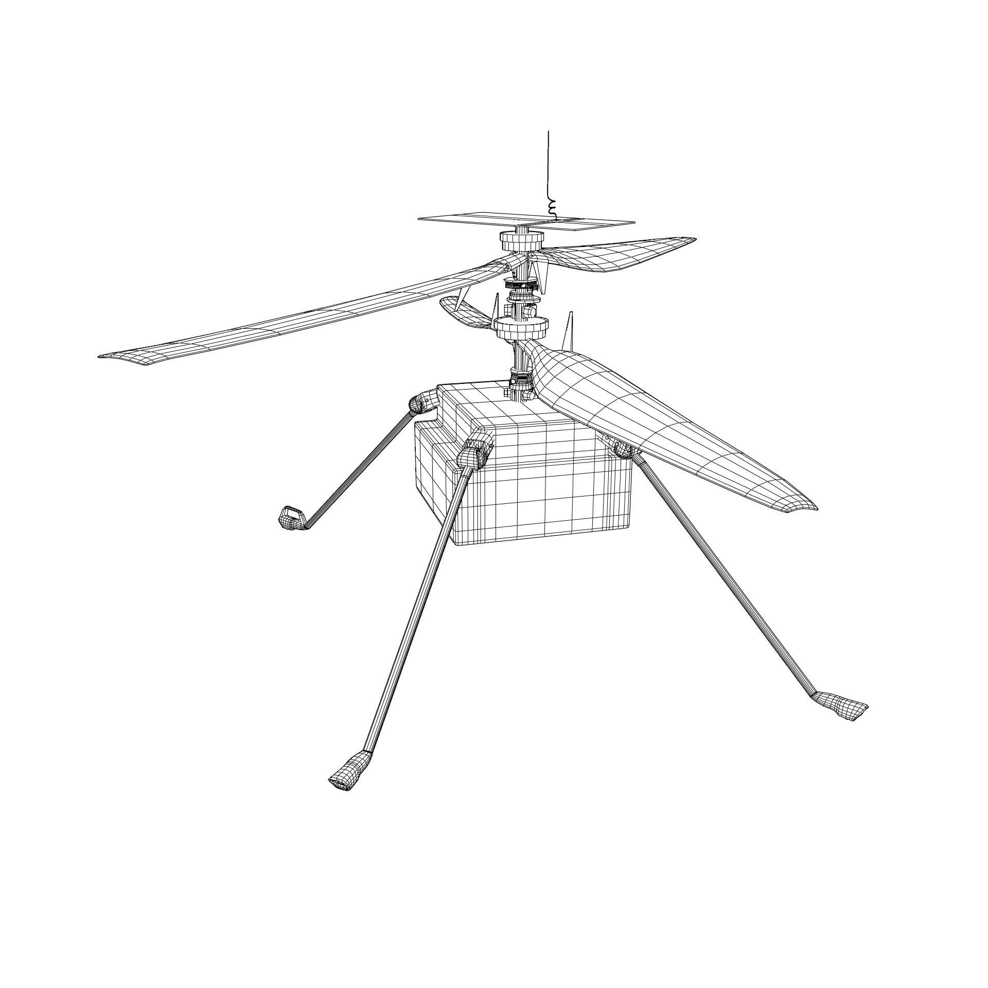 Ingenuity Helicopter 3D model_8