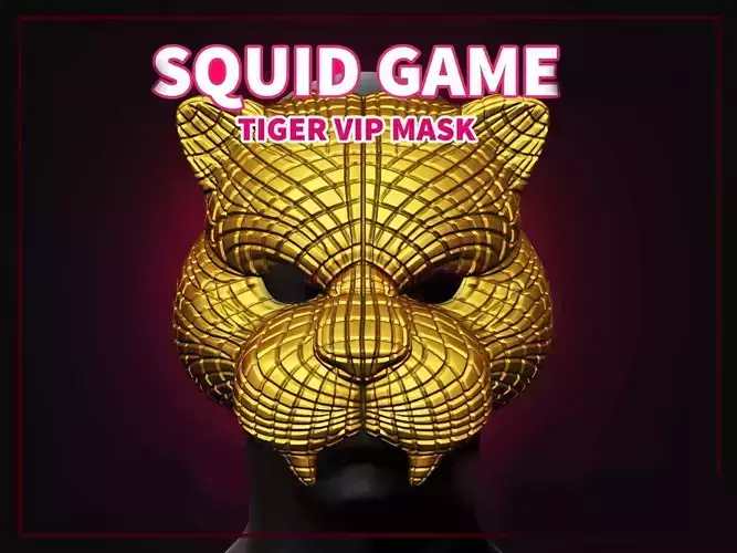 Squid Game Tiger Vip Mask 3D print model