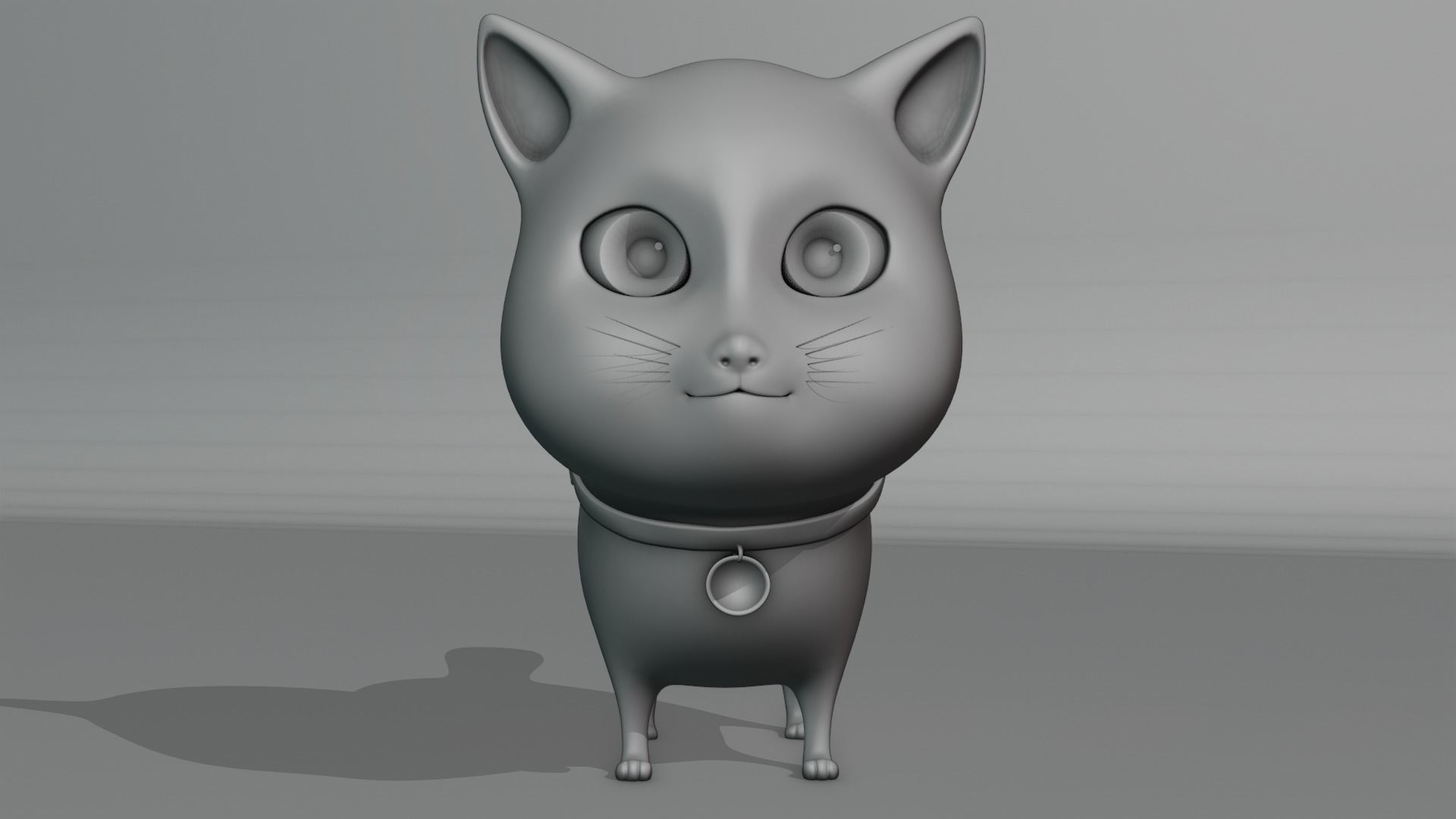 Cartoon Cat fully Rigged Low-poly 3D model_17