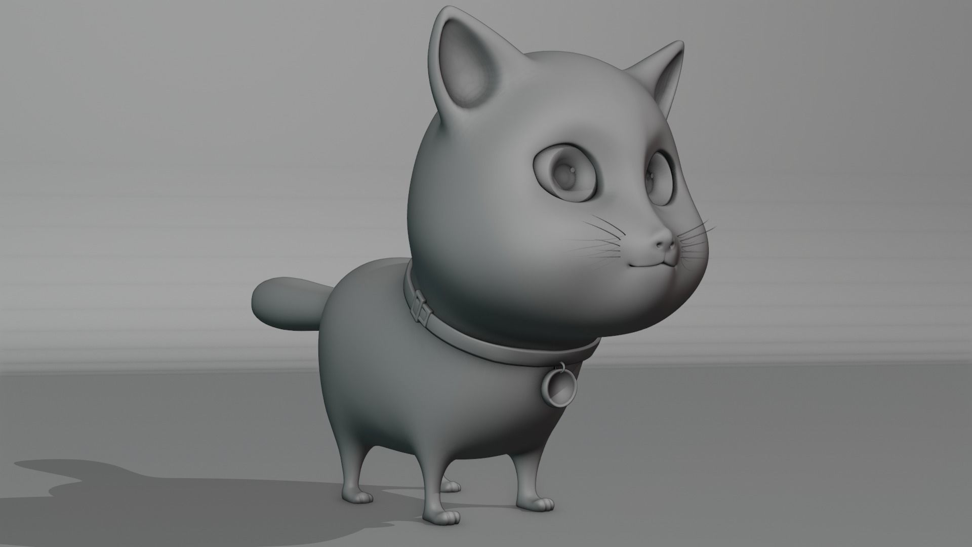 Cartoon Cat fully Rigged Low-poly 3D model_22