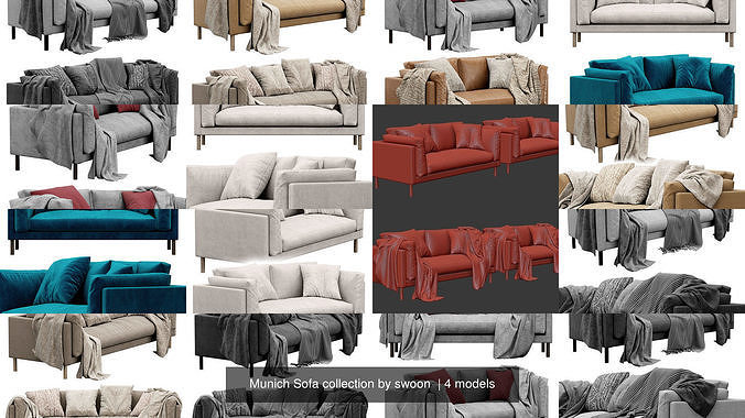 Munich Sofa collection by swoon  