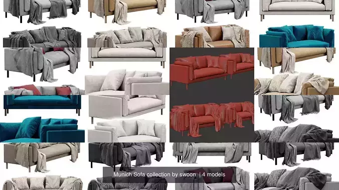 Munich Sofa collection by swoon 