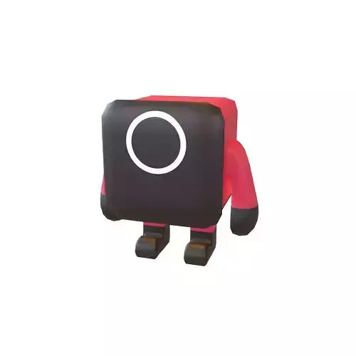 Cube Character 00007 Squid Game NPC