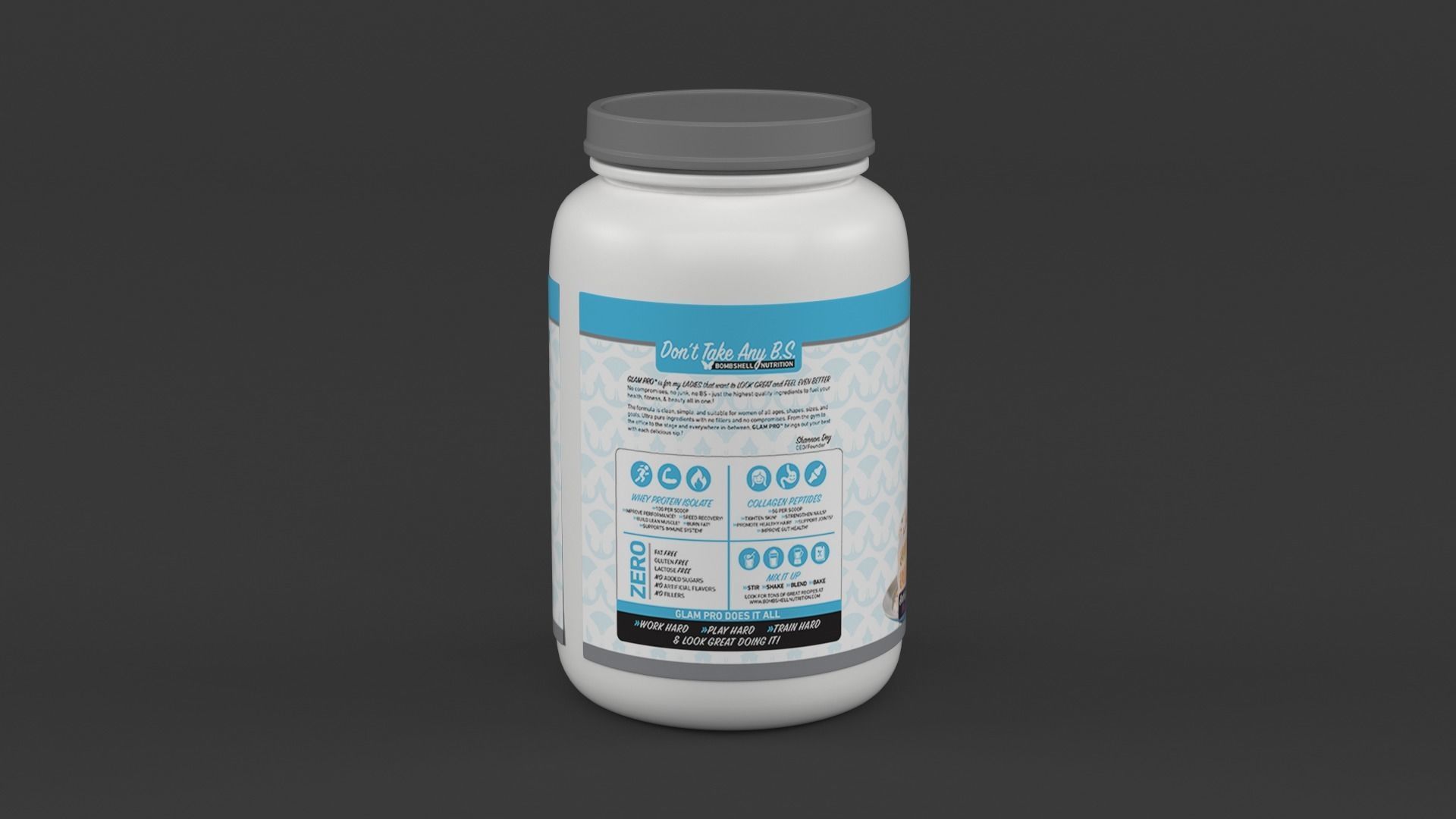 Protein Powders 3D model_9