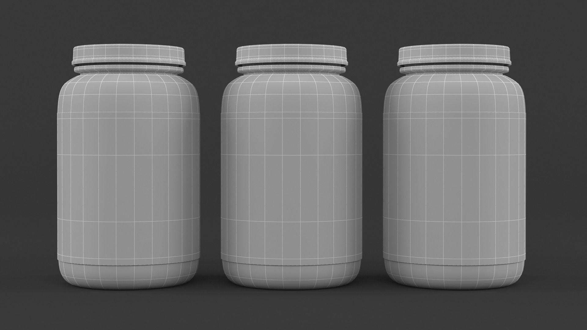 Protein Powders 3D model_10