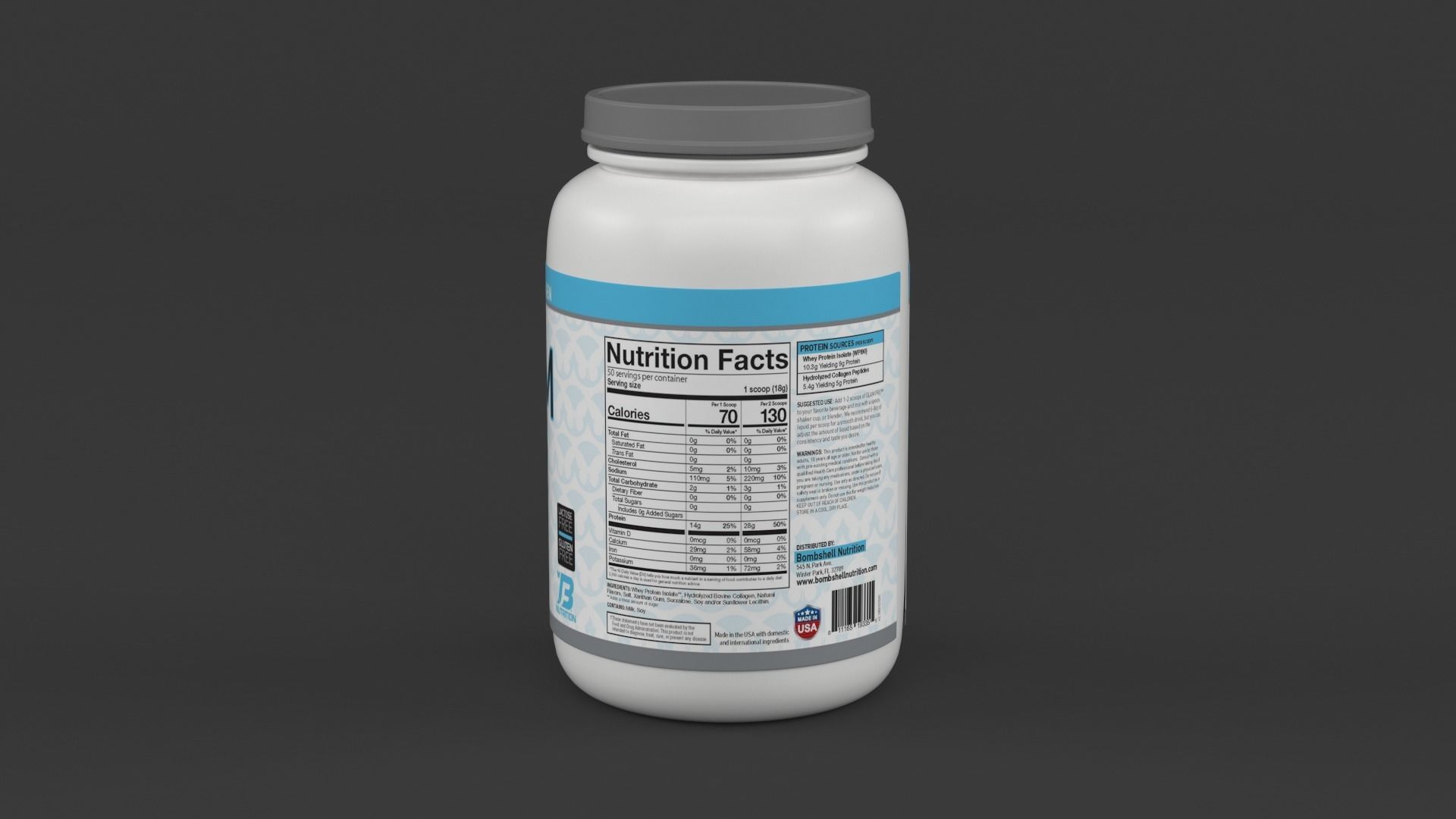 Protein Powders 3D model_6