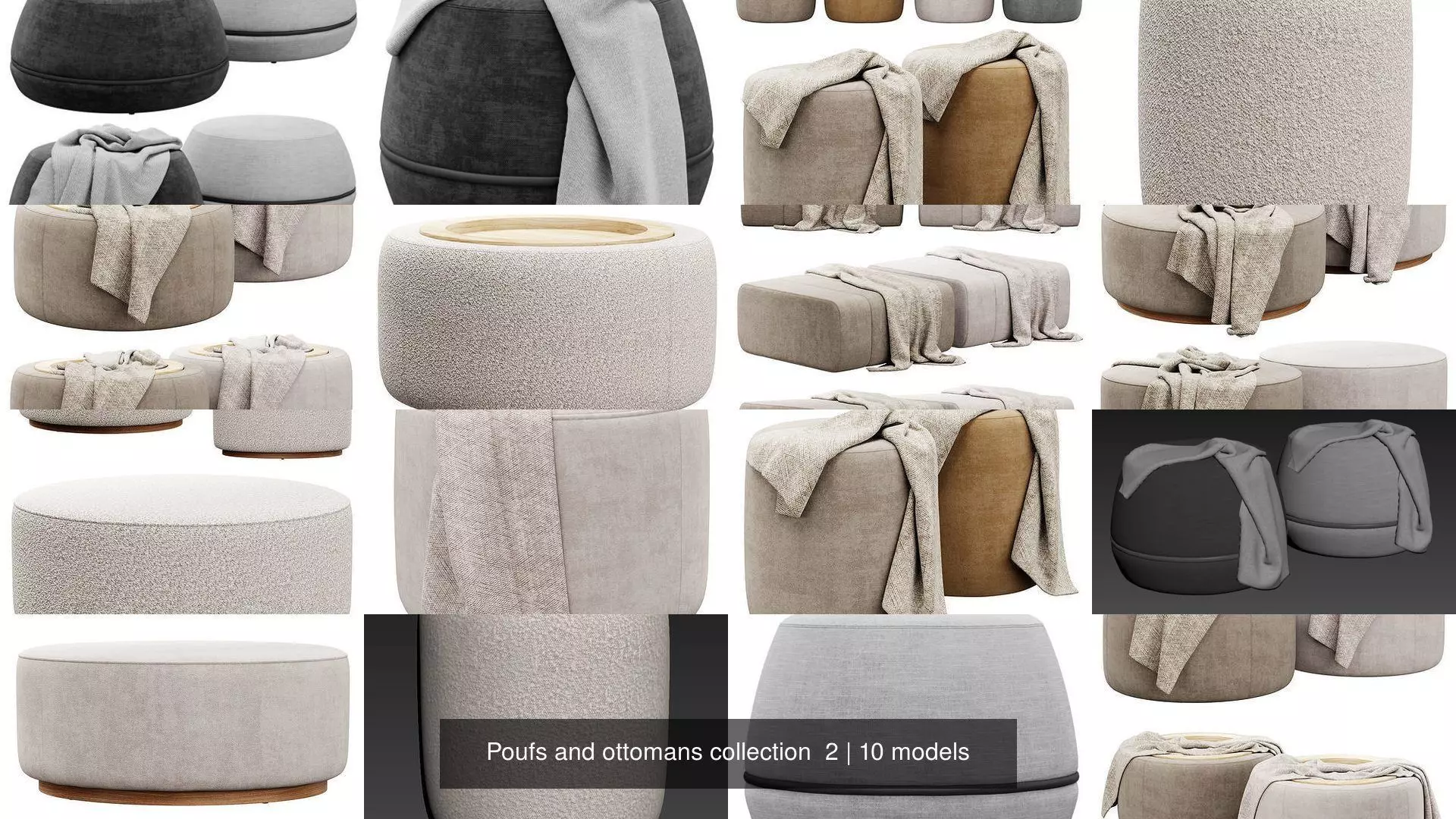 Poufs and ottomans collection 2 _0