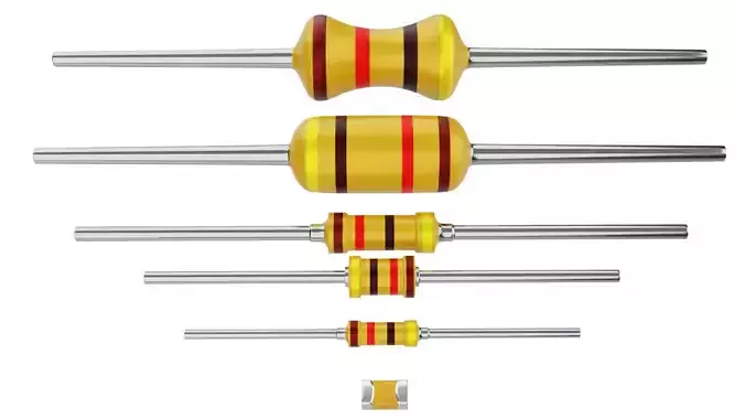Register four resistors