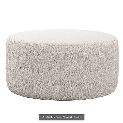 Poufs and ottomans collection 3 3D Model Pack 7