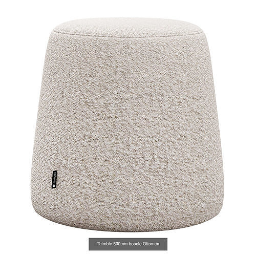 Poufs and ottomans collection 3 3D Model Pack 5