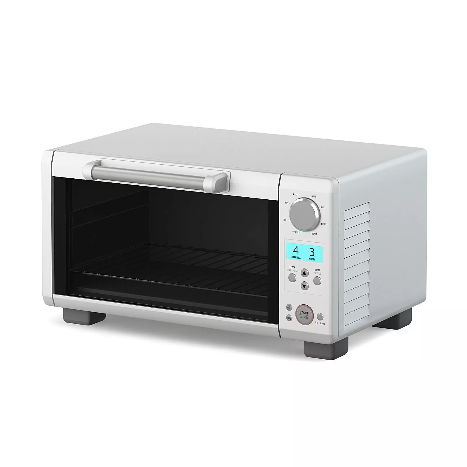 microwave toaster oven Free 3D model_0