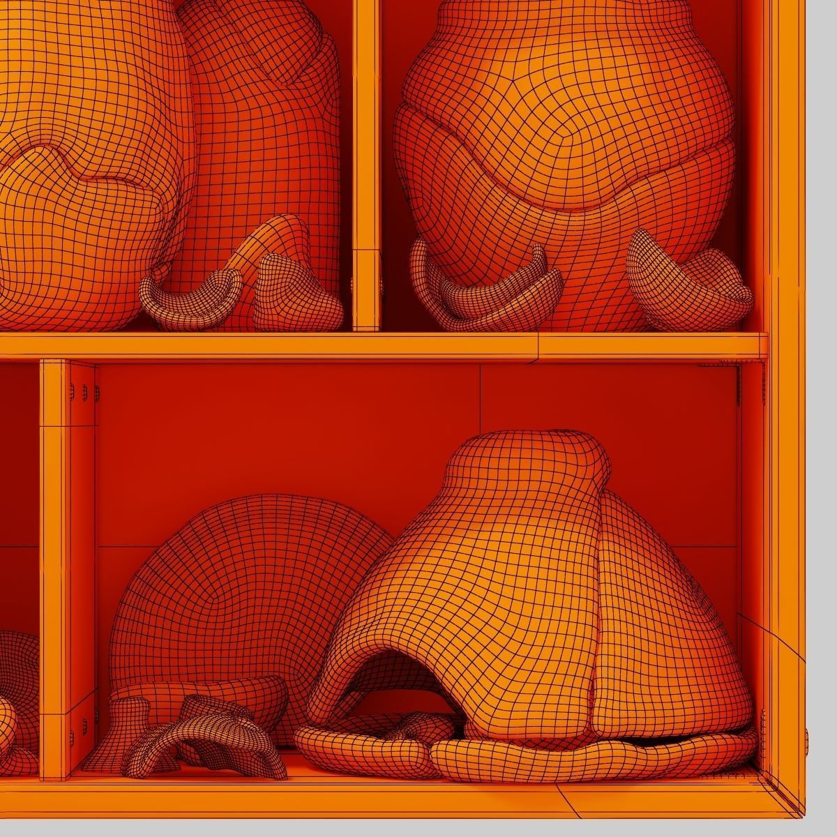 Dishes clay splinter old n3 3D model_20