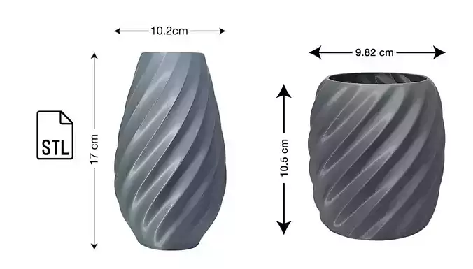 Vase and Multipurpose Pen Stand stl file for 3d printing 