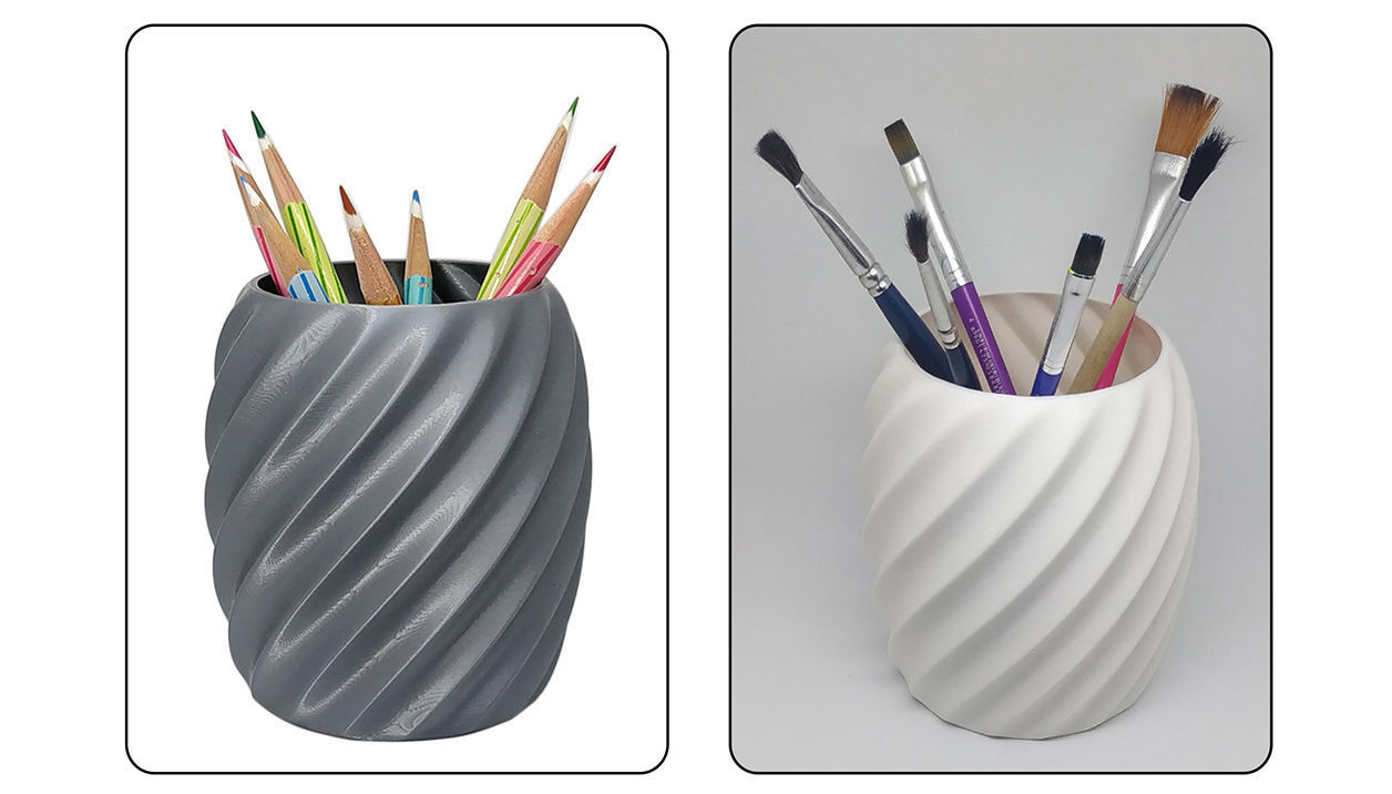 Vase and Multipurpose Pen Stand stl file for 3d printing  3D Model Collection_1