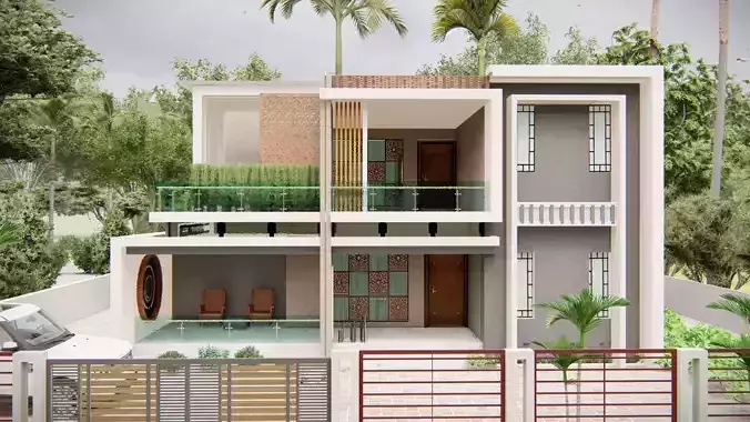 KERALA CONTEMPRORY MODEL FOR SHAHID TIRUR