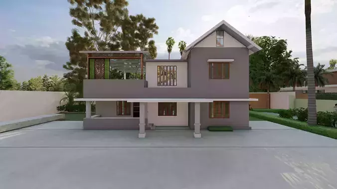 4 BEDROOM HOUSE AT KERALA