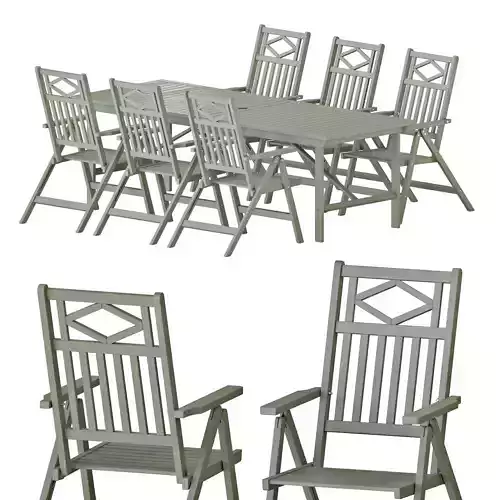 BONDHOLMEN table and chairs set 05