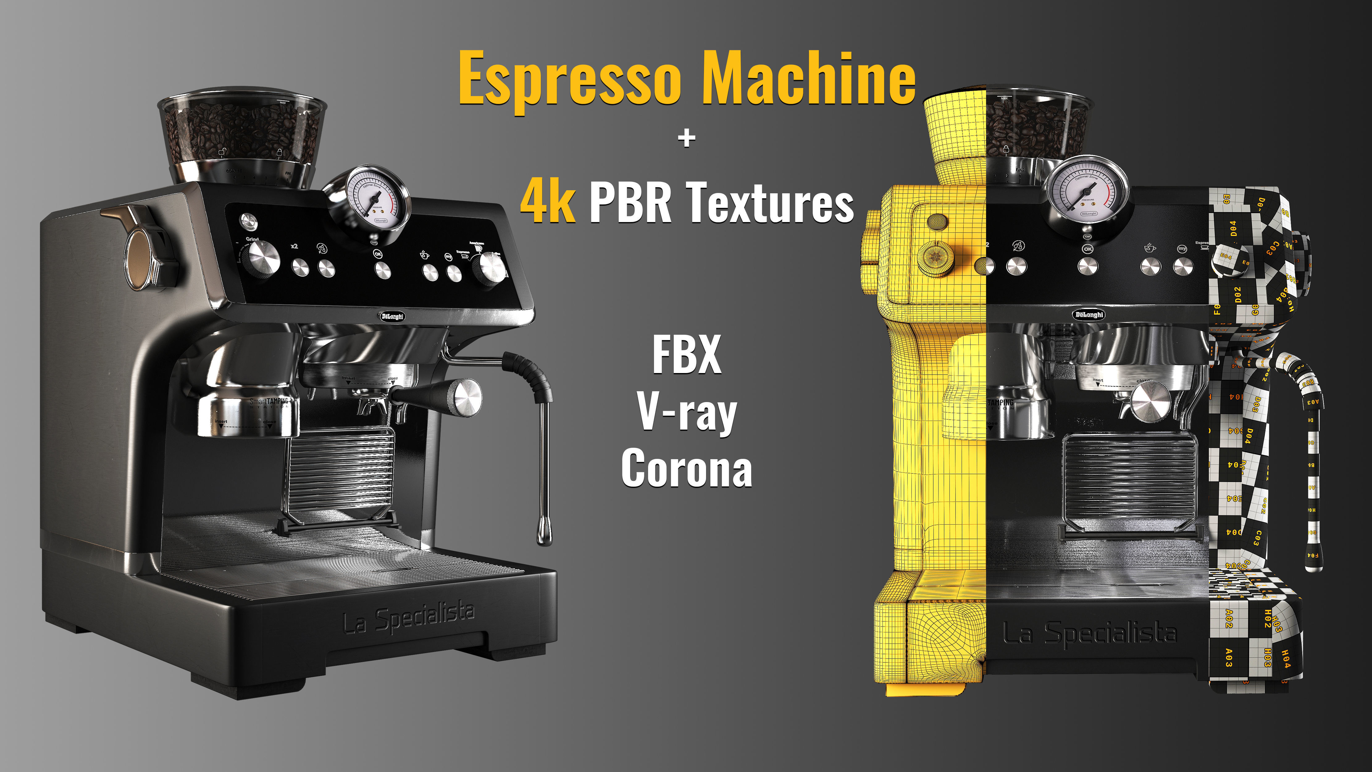 La Specialista Espresso Machine 3D model_1