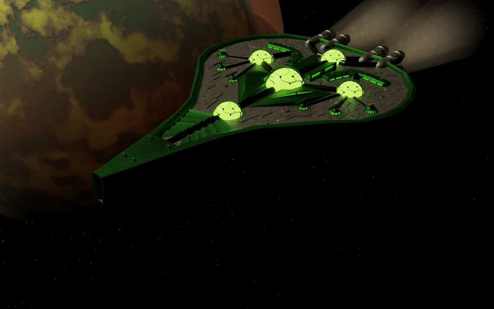 Arborec Flagship 3D model_5