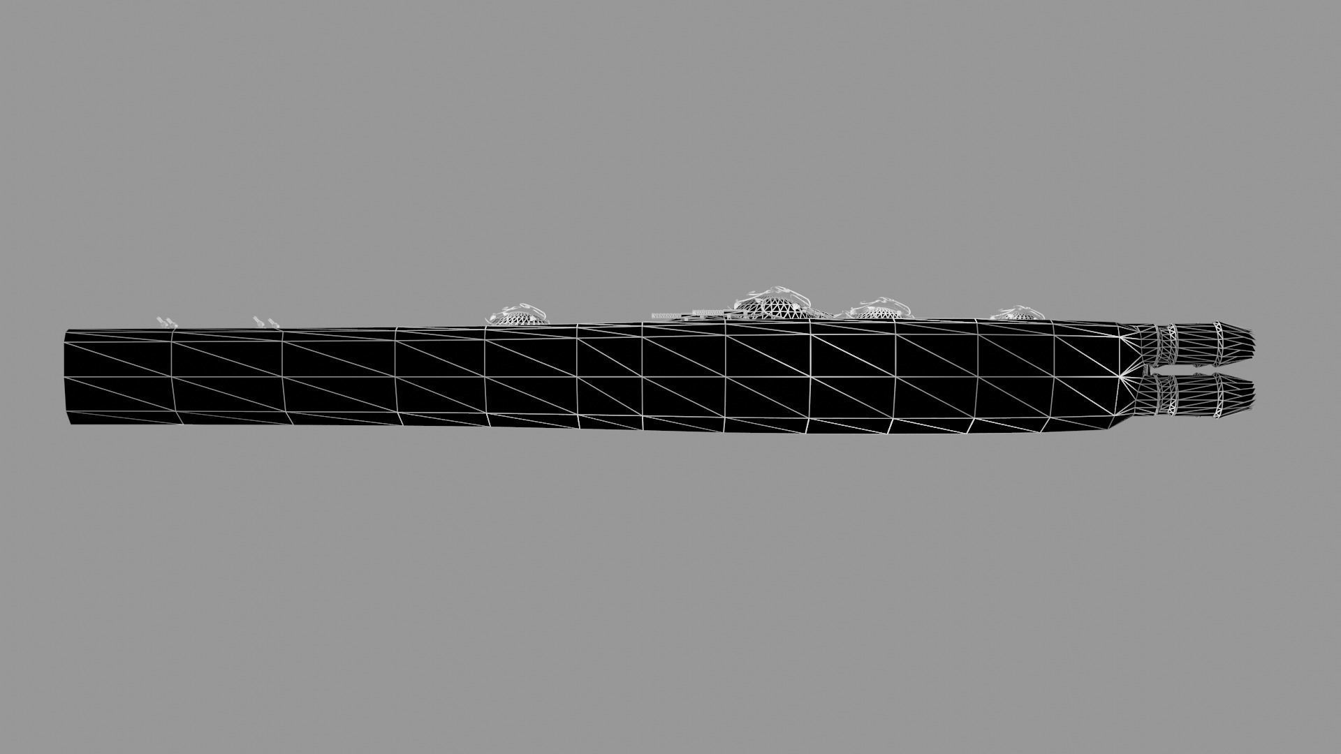 Arborec Flagship 3D model_10